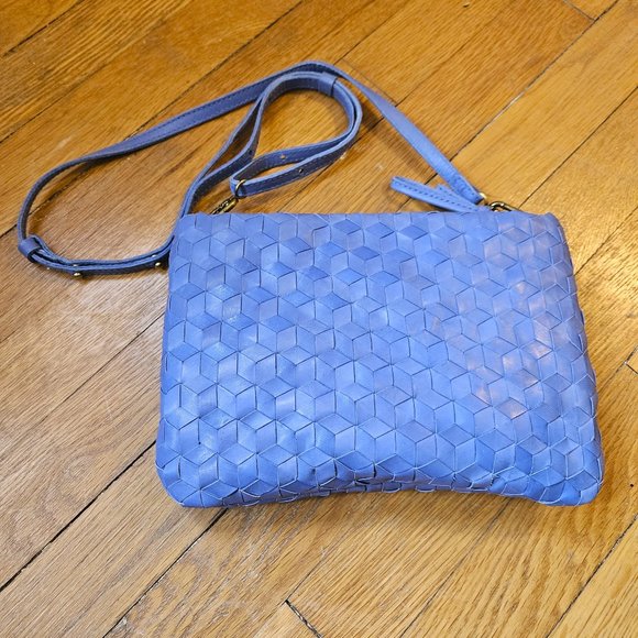 Madewell Bags The Puff Crossbody Bag Woven Leather Edition Poshmark